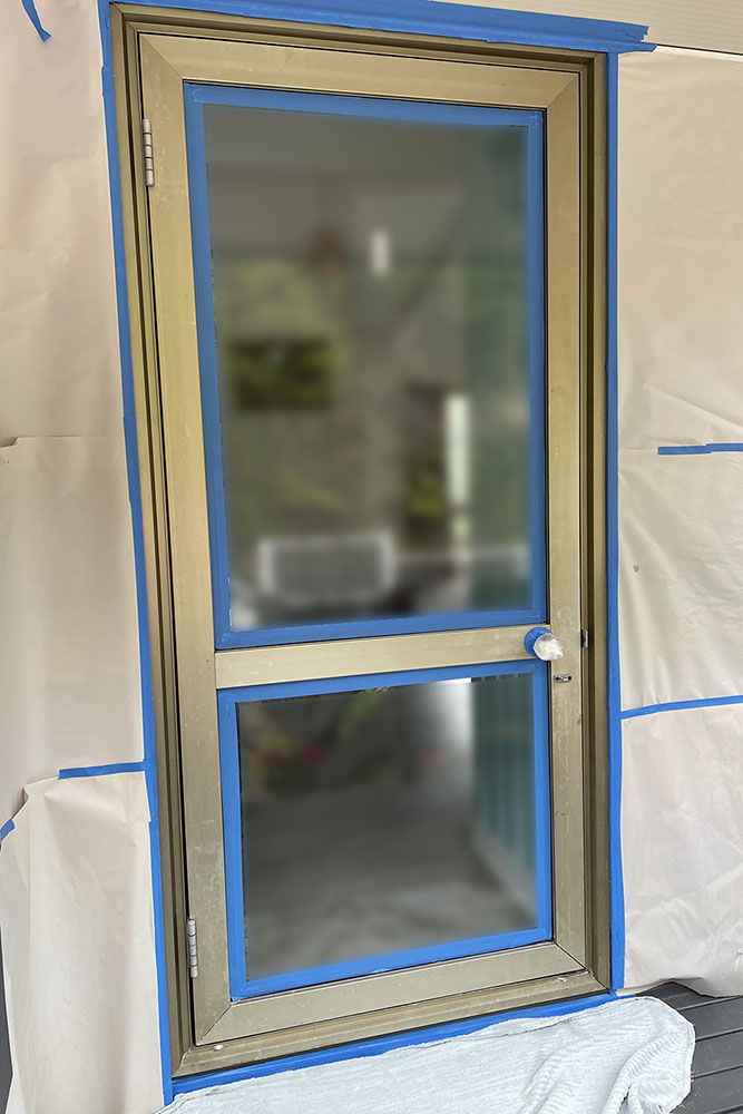 How to Paint an Aluminium Door or Window Living a Real Life